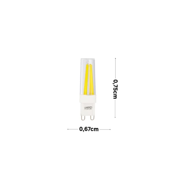 Lâmpada LED G9 Cápsula 127V Luminatti Original - Alta Eficiência (3W ou 2,5W)