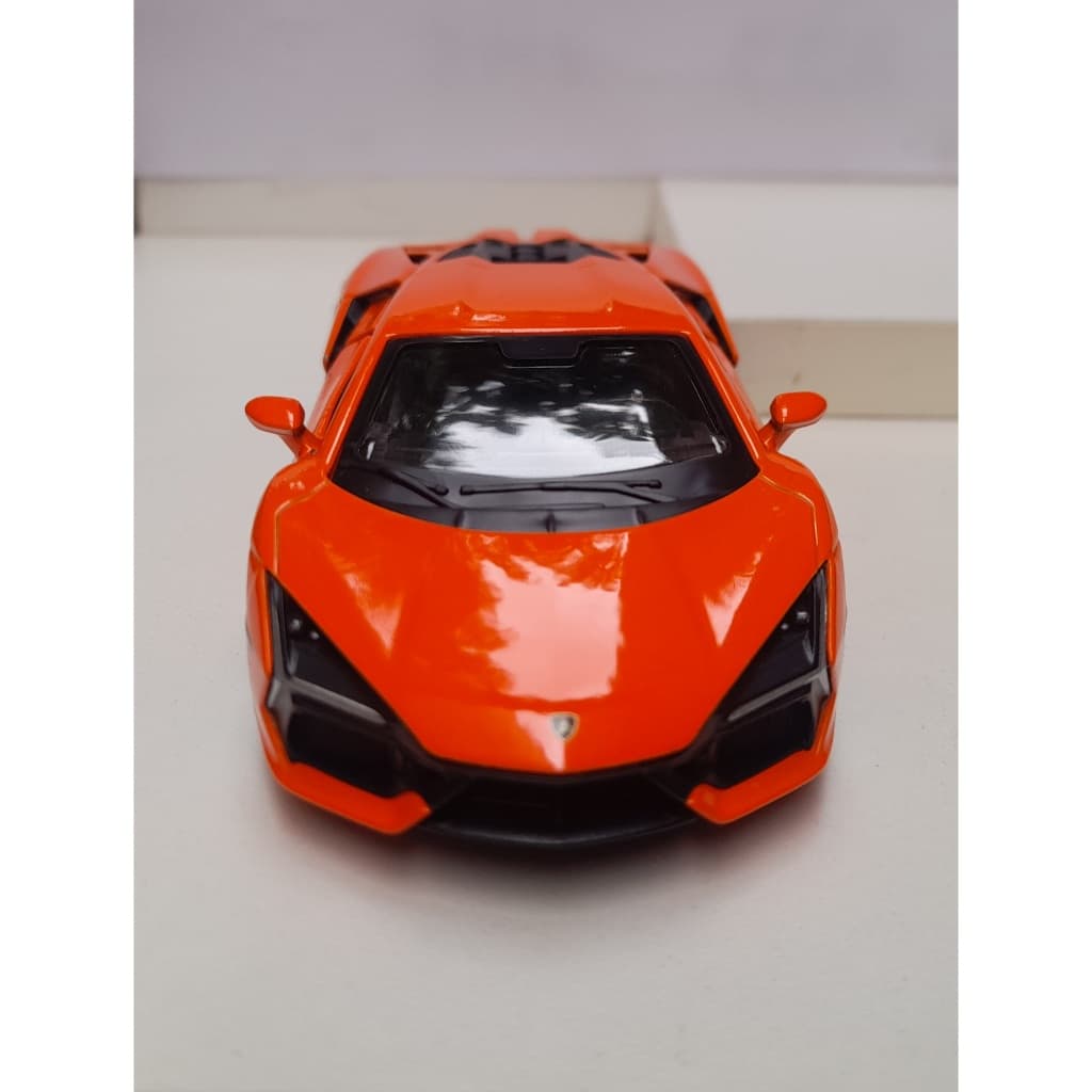 Miniatura Lamborghini Revuelto 1:38 Kinsmart Laranja Onix