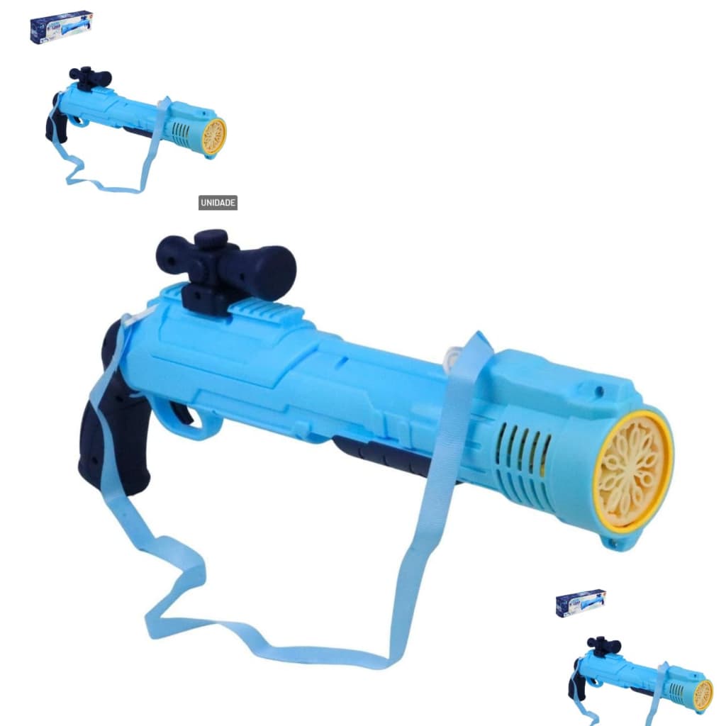 Super Lança Bolha Arma de bolinhas de Sabão Maquina Eletrica Brinquedo