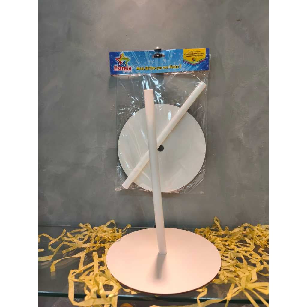 GUINDASTE PARA BOLO/ SUPORTE DE BOLO - MDF - 16/21/26 CM