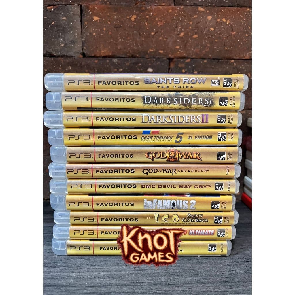 JOGOS DE PLAYSTATION 3 - FAVORITOS
