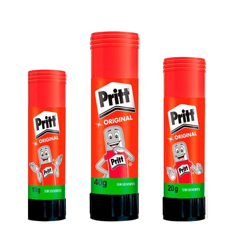 Cola Bastão Pritt Escolar com 90% de Ingredientes Naturais