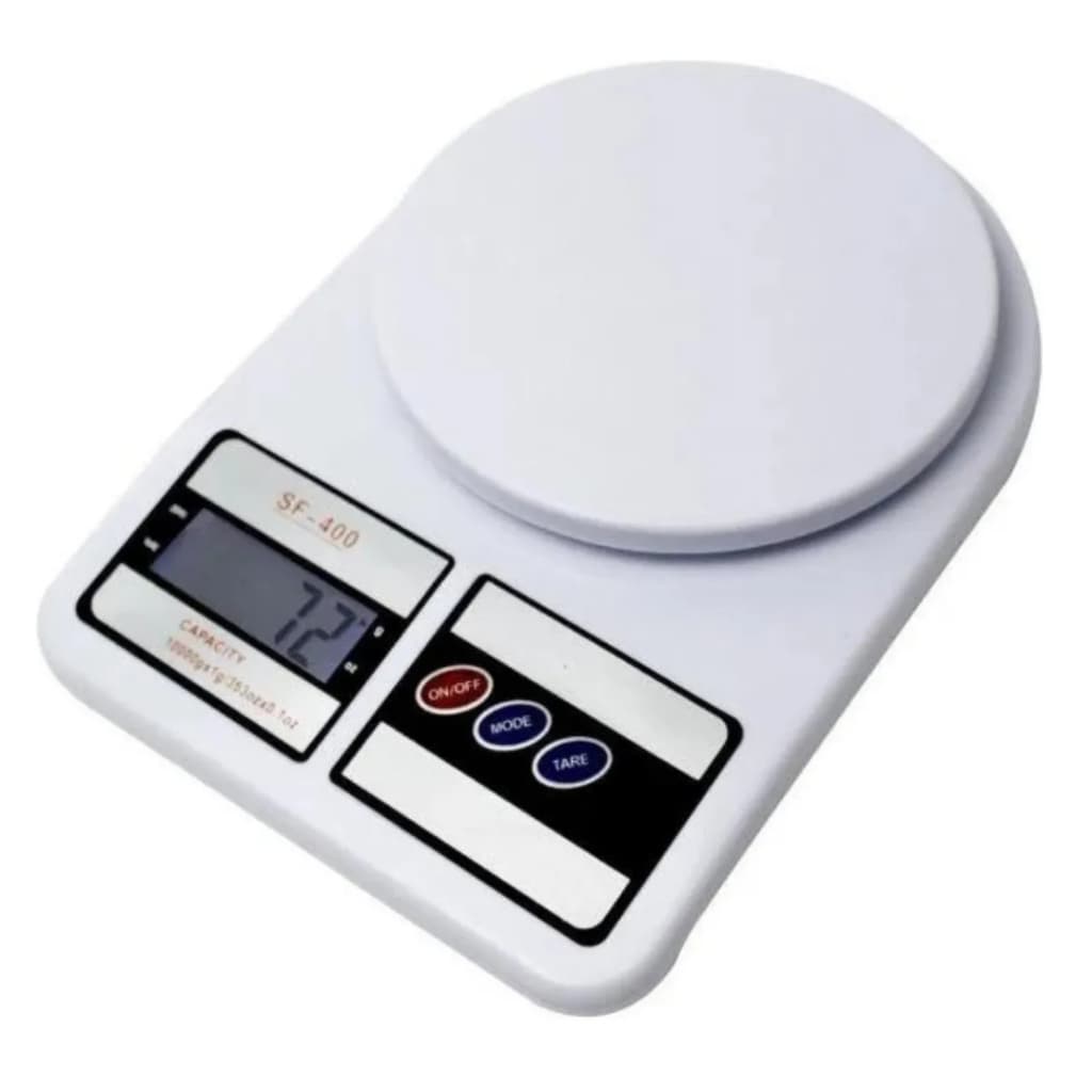 Balança Digital 10kg Alta Precisão LCD, Cozinha Profissional, Design Moderno, Até 10kg