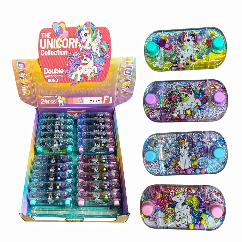 Kit com 24 unidades de Aquaplay Sereia ou Unicórnio Lembrancinha Jogo de Argolas Infantil
