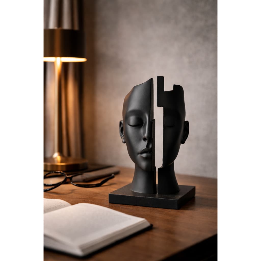 Escultura Conceitual Moderna Decoração Artística  arte abstrata peça decorativa premium