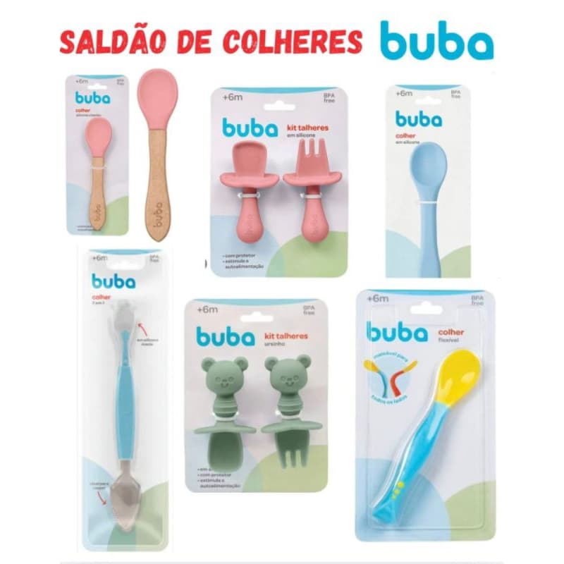 Talheres Buba - Vários Modelos Original Buba
