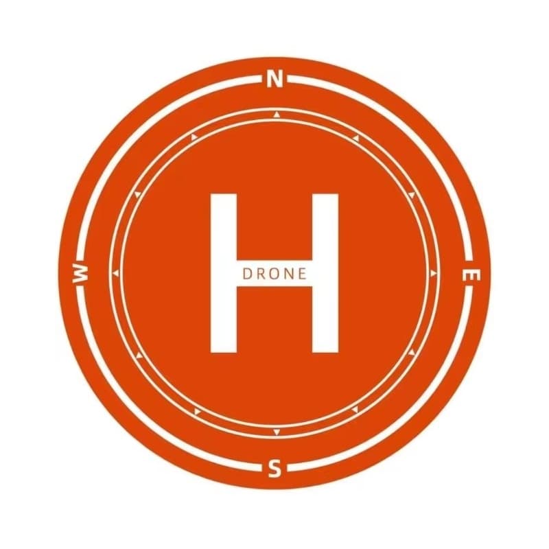 🚁 Landing Pad para Drone e helicópteros - ponto de pouso/heliponto – 40 cm