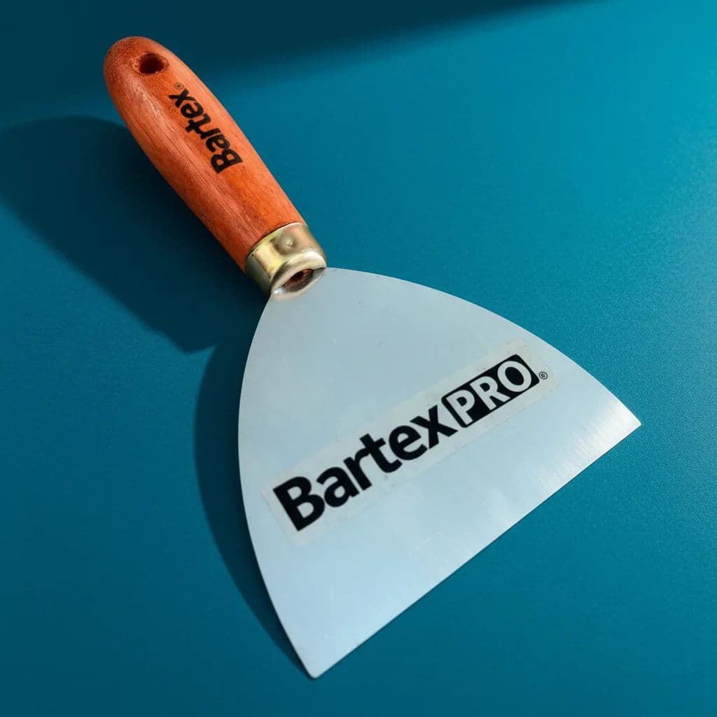 Espátula Aço Flexível Para Massa Gesso Drywall e Pintura12x10cm  Bartexpro