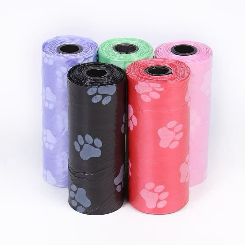 Kit Cata Caca - Refil Rolo Pet Cachorro Gato Passeio Viagem com até 300