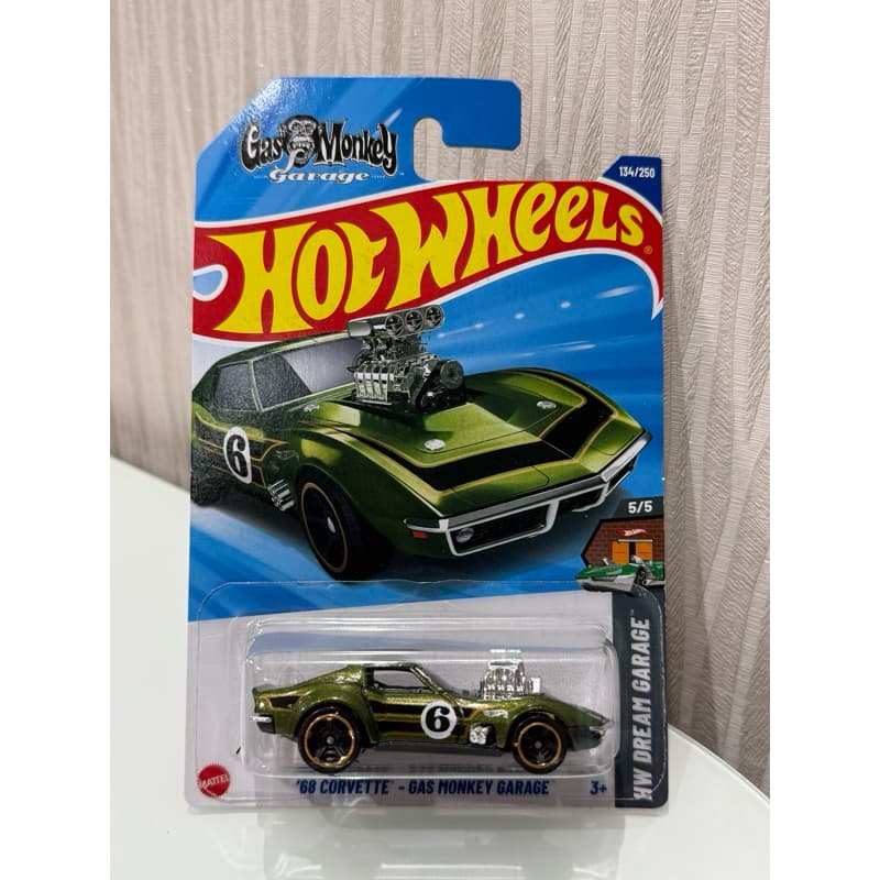 Carrinho Hot Wheels '68 Corvette Gas Monkey Garage / Hot Wheels Corvette Gasser