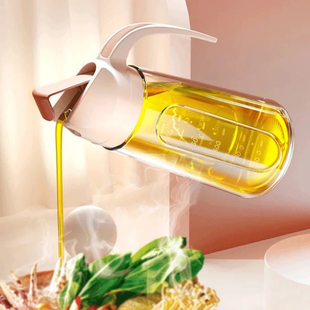 Dispenser Azeite Vidro 630ml Porta Óleo Vinagre Bico Dosador