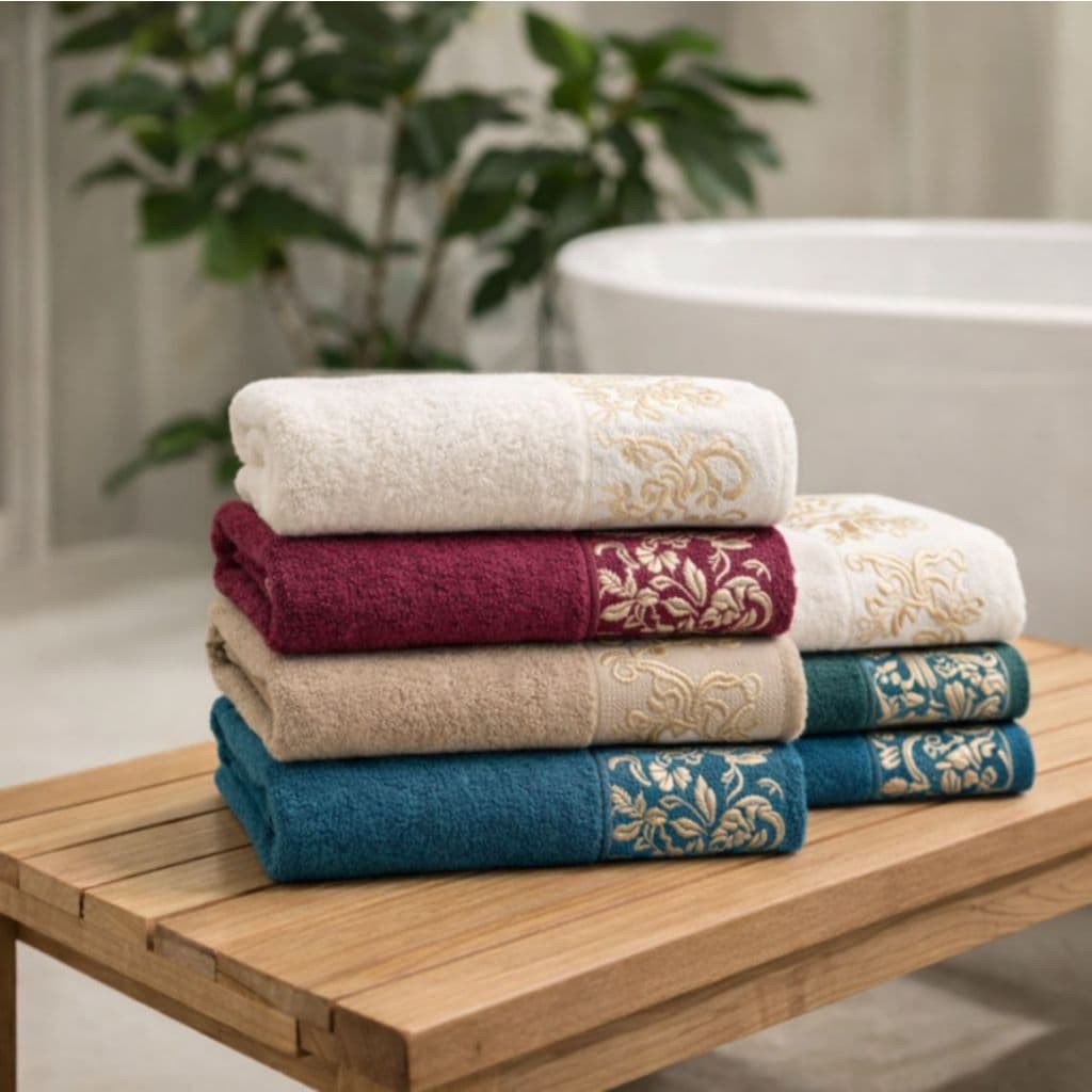 Toalha de Banho Banhão Luxo Premium Ruby 100% Algodão 75x140cm