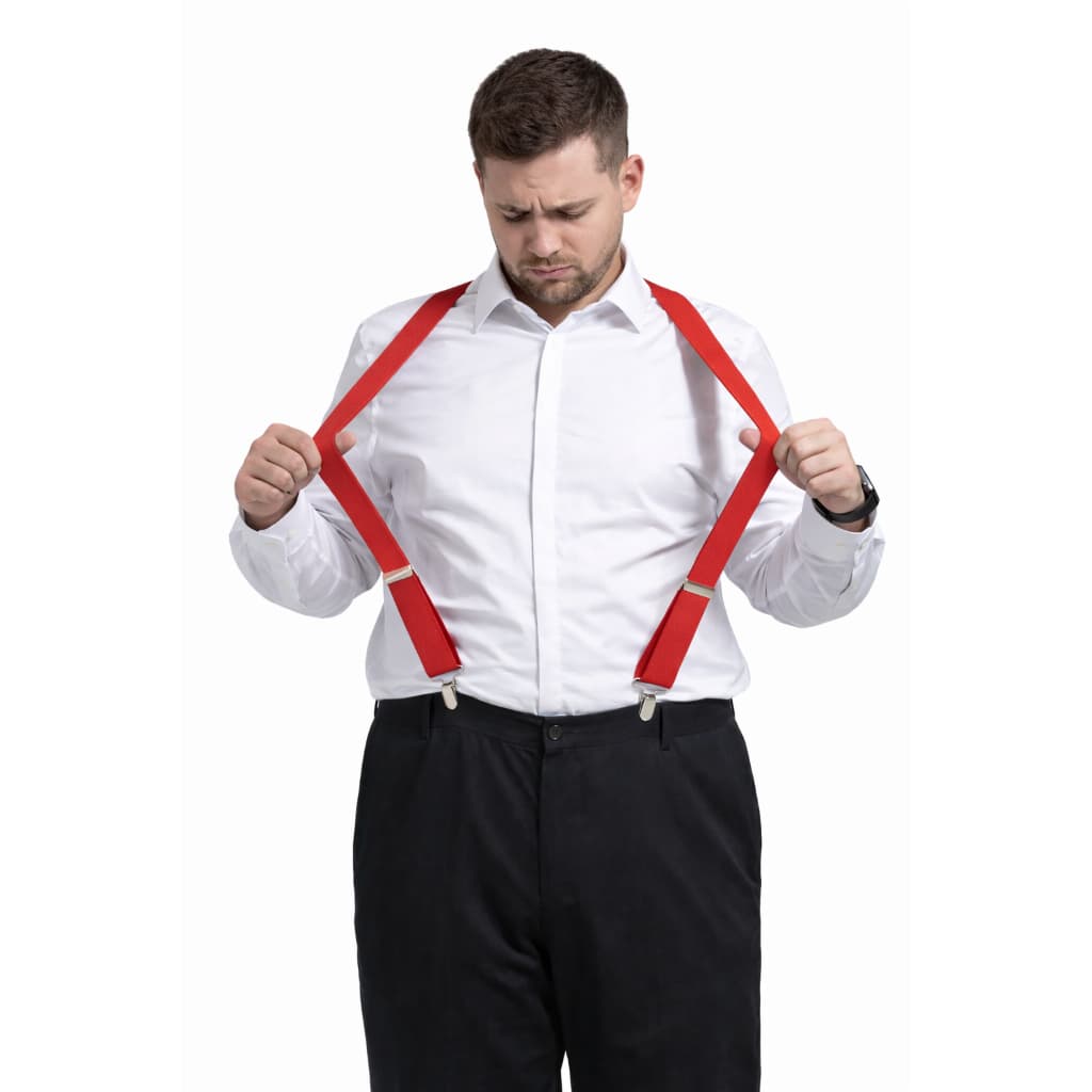 Suspensório Masculino Largo 3,5 Plus Size Adulto