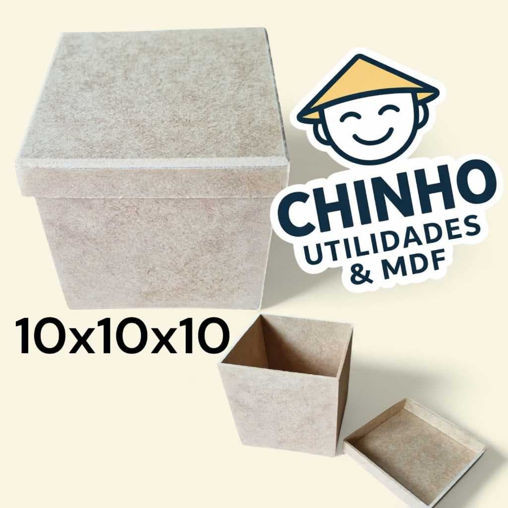 6 CAIXA 10X10X10 CAIXA LEMBRANCINHA EM MDF