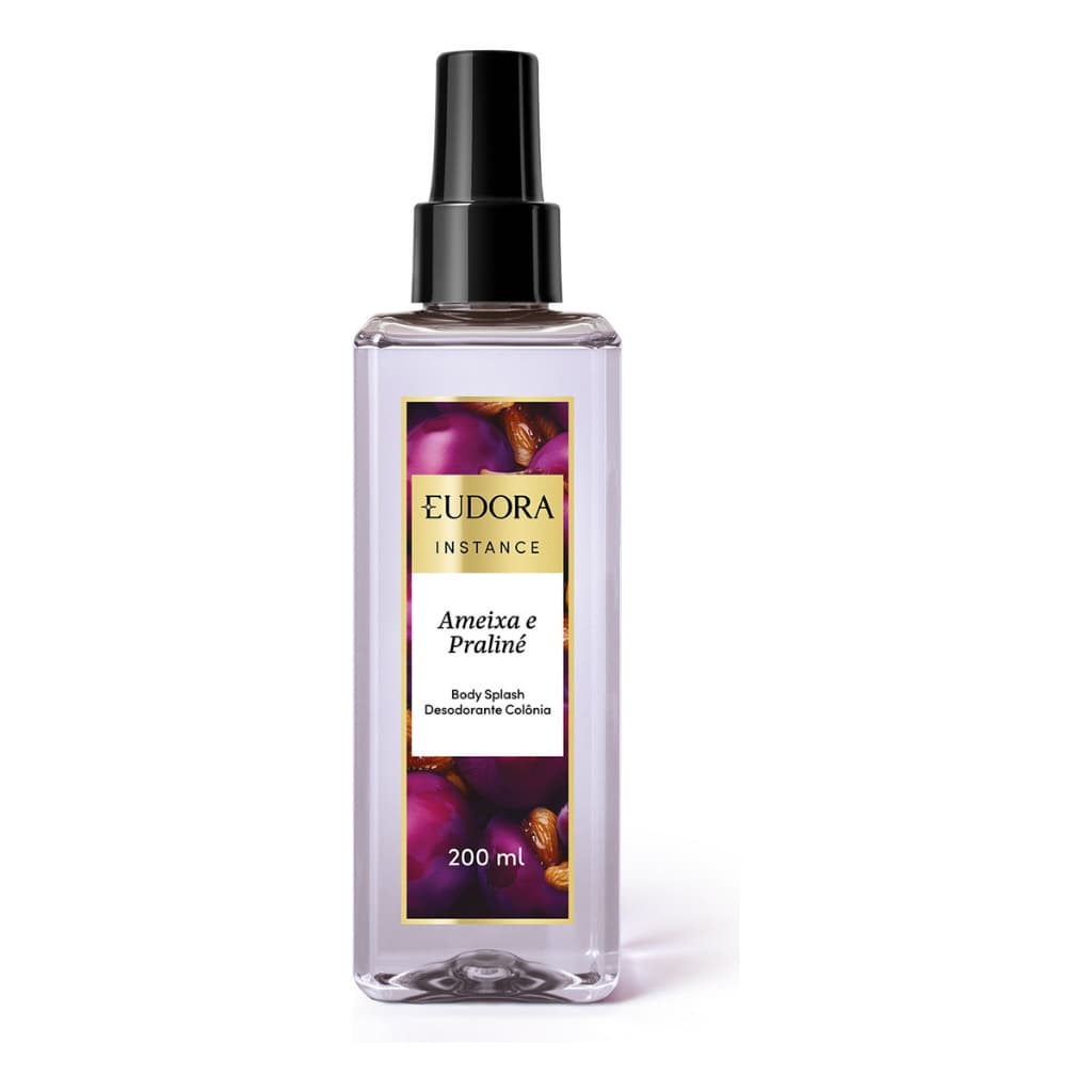 Body Splash Desodorante Colônia Instance Ameixa e Praliné 200ml Eudora