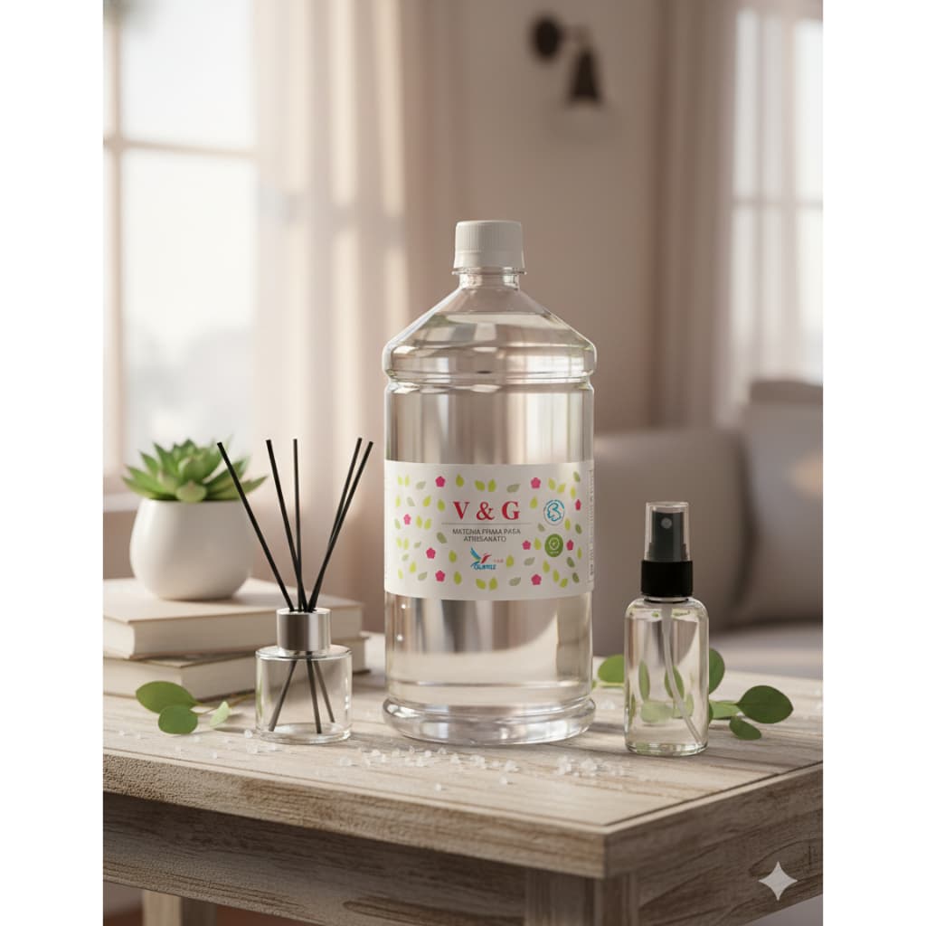 Base Pronta Aromatizante de Ambientes V&G Quimiz – 1 Litro para Home Spray e Difulsores