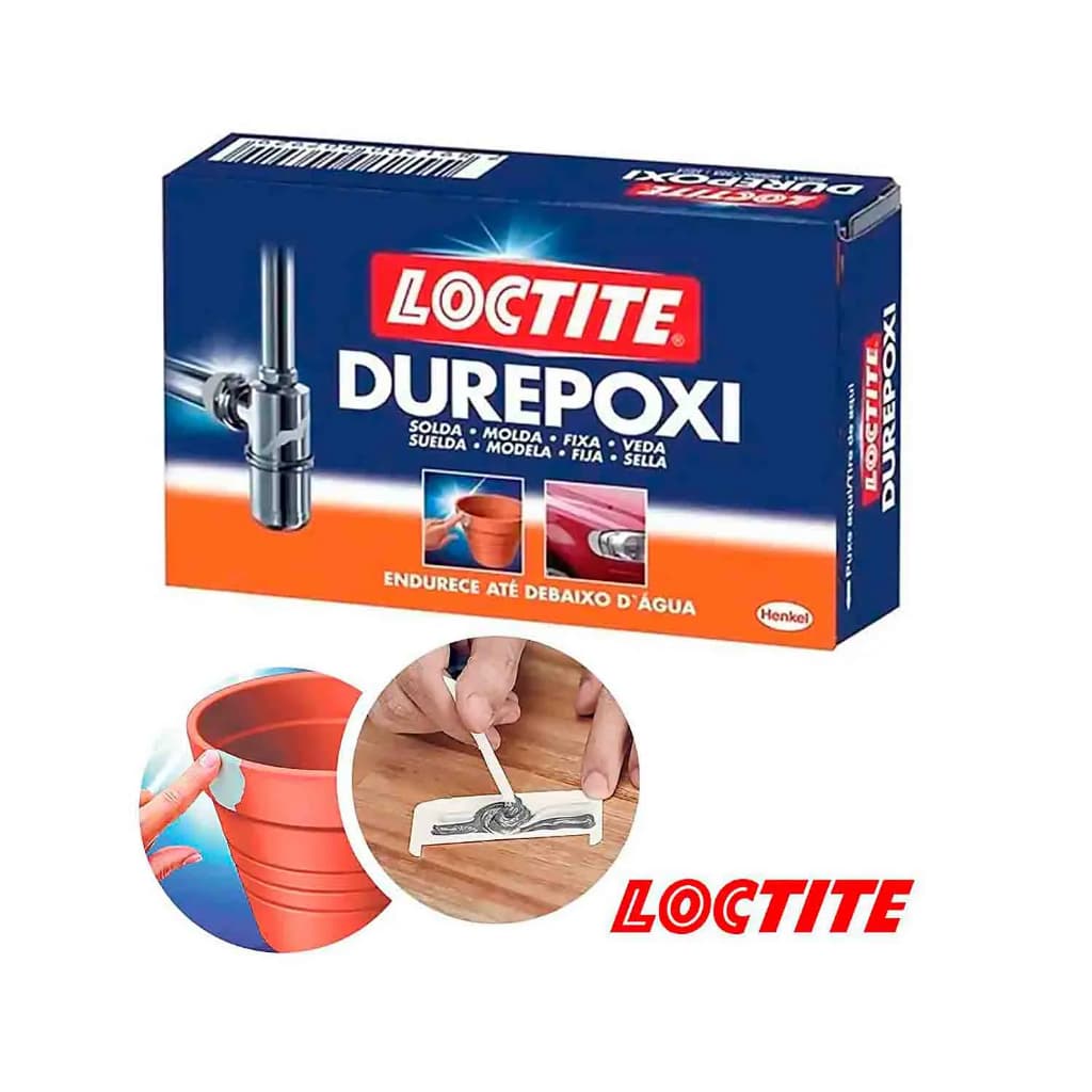 Durepoxi Adesivo Epoxi Para Mármore Metal Vidro Madeira Loctite HENKEL
