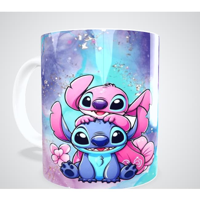 Caneca Lilo Stitch 325ml Personalizada | Porcelana ou Polímero | Presente Criativo – Start Sublima