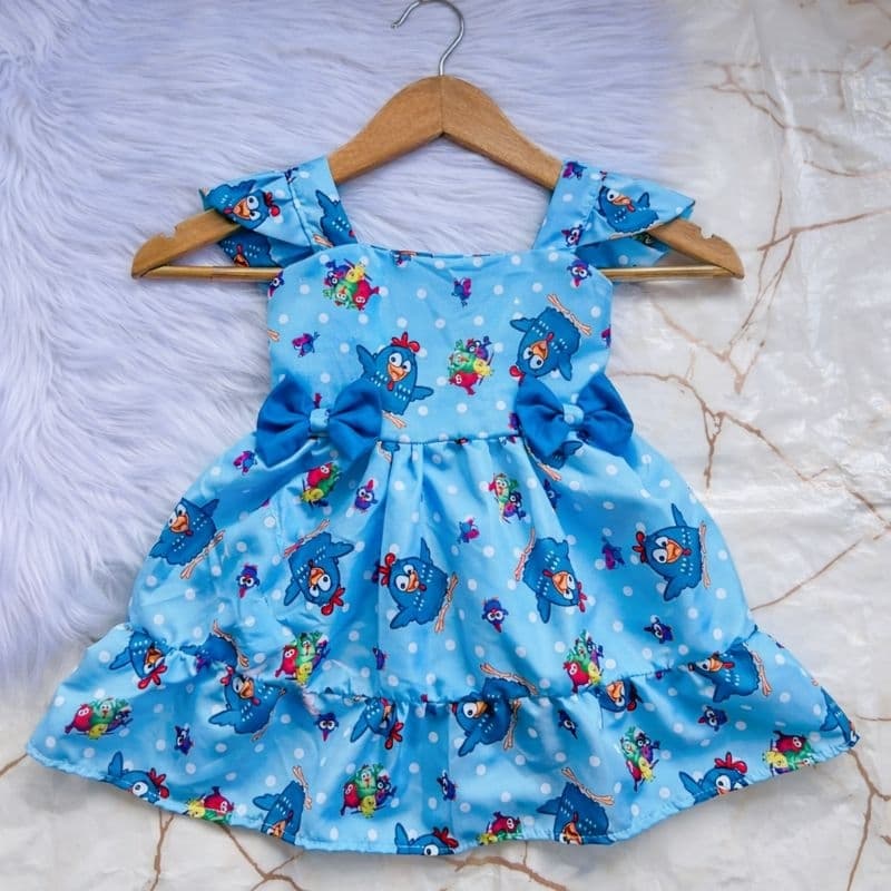 Vestido Galinha Pintadinha Infantil Baby Temático Personagem