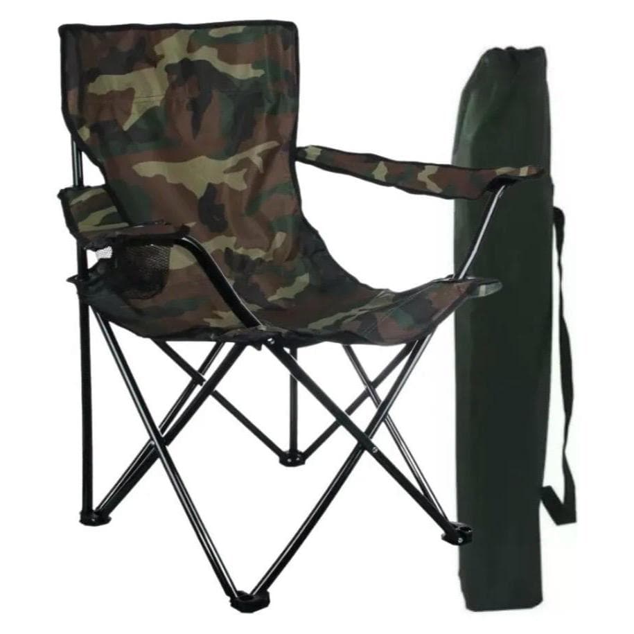 Cadeira Reforçada Camping Pesca Acampamento Até 140kg