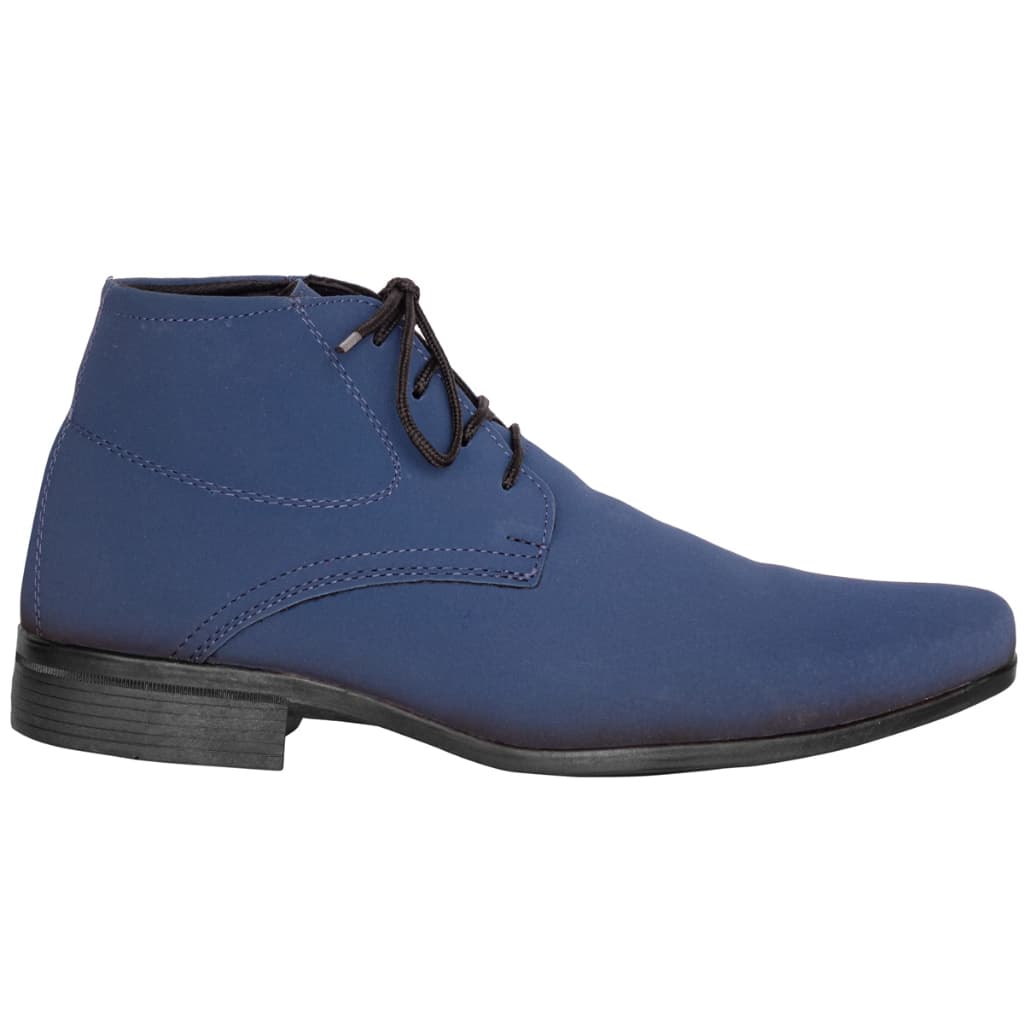 Bota Social Masculina SLZ Cano Alto Social Elegante Couro Ecológico Solado Borracha Original Franca
