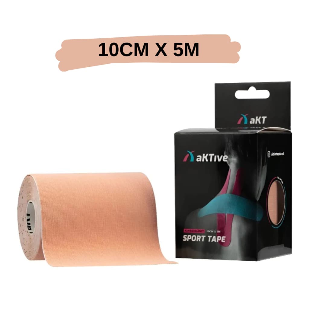 Kinesio Taping- Fita Kinesio Adesiva Kinesiology Taping 10cm x 5m AKTIVE TAPE ROLO LARGO