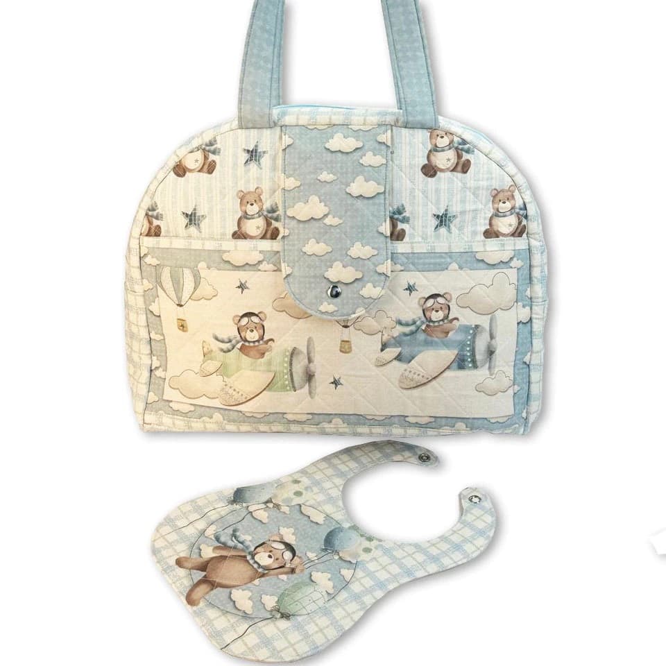 KIT PAINEL BOLSA VEO ALTO MENINOS - Fuxico e Fricotes