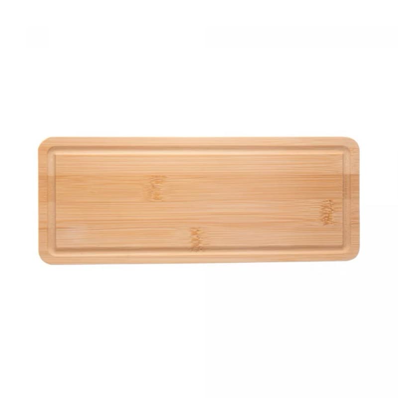 Tábua de Bambu Lyor para Servir Petiscos, Frutas e Frios 28cm | Bandeja Elegante para Mesa Posta
