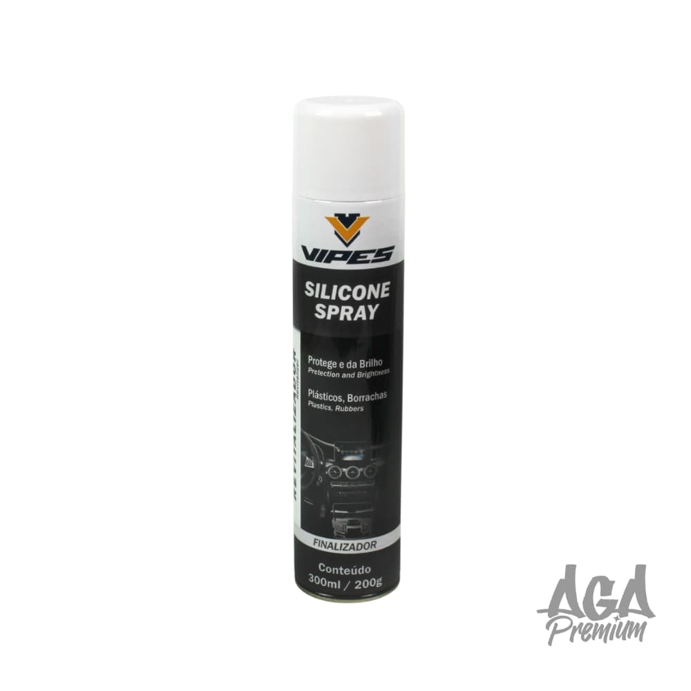 Vipes Silicone Spray 300ml - Silicone em Aerossol Aromatizado com Lavanda, Protege e da Brilho em Plástico e Borrachas