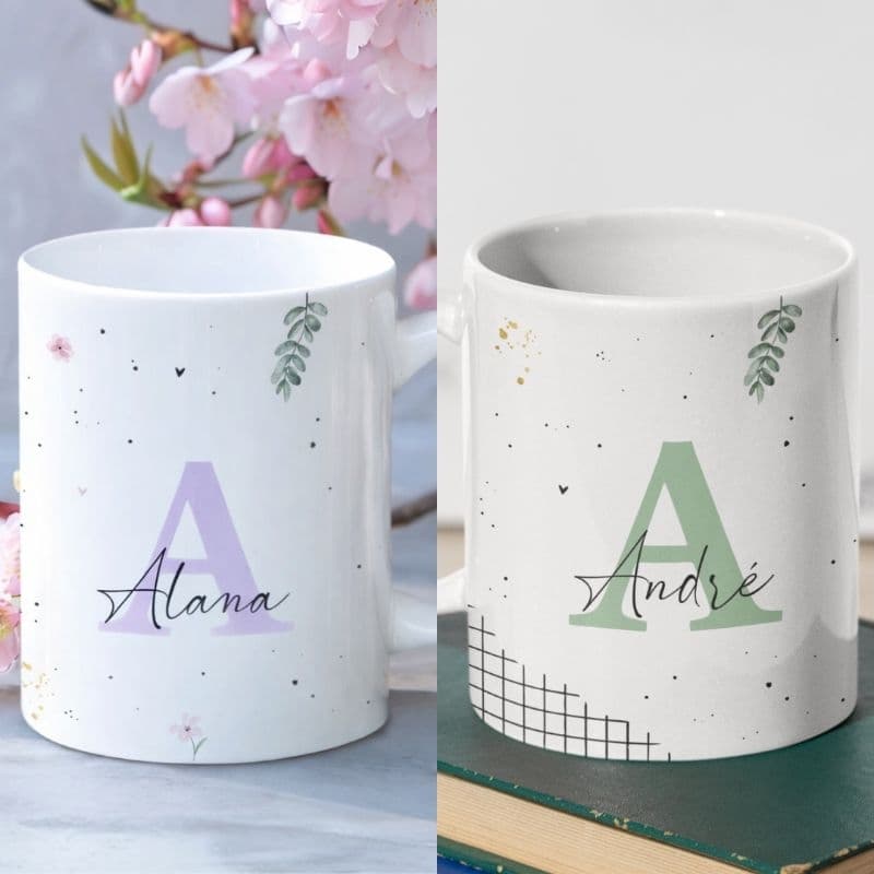Caneca Personalizada com Nome Presente Criativo Exclusivo Cerâmica 325ml