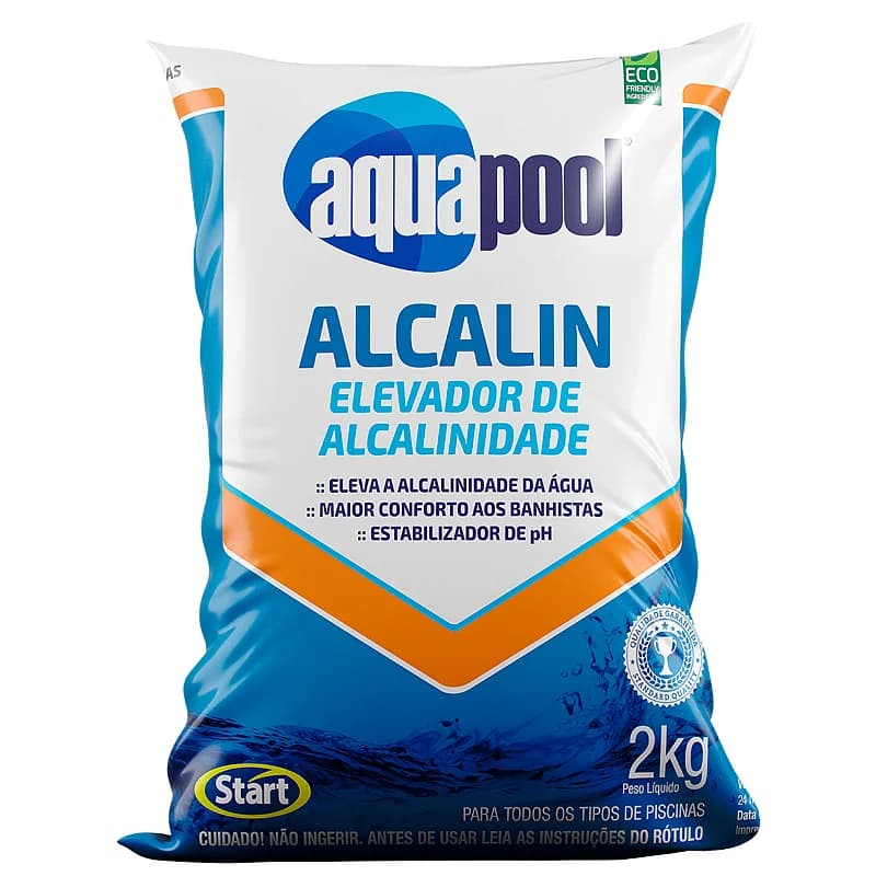 ELEVADOR DE ALCALINIDADE GRANULADO 2KG AQUAPOOL PISCINAS