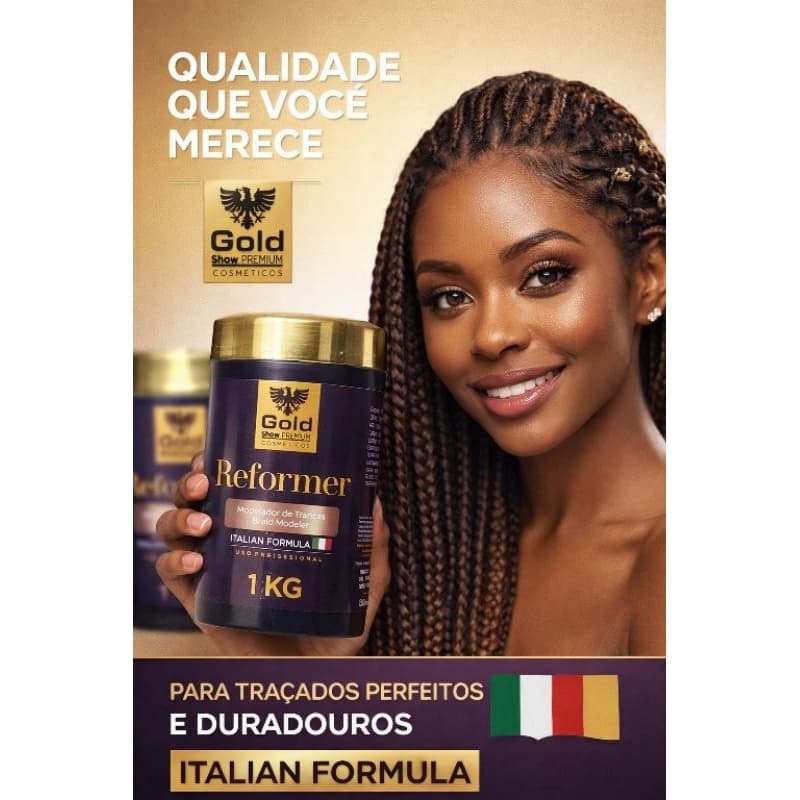 MODELADOR DE TRANÇAS REFORMER PARA TRANÇAS E PENTEADOS BABY HAIR