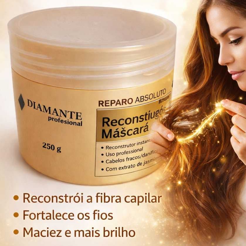 Máscara  Reparo Absoluto  Reconstrutora 250 gr - Diamante Profissional