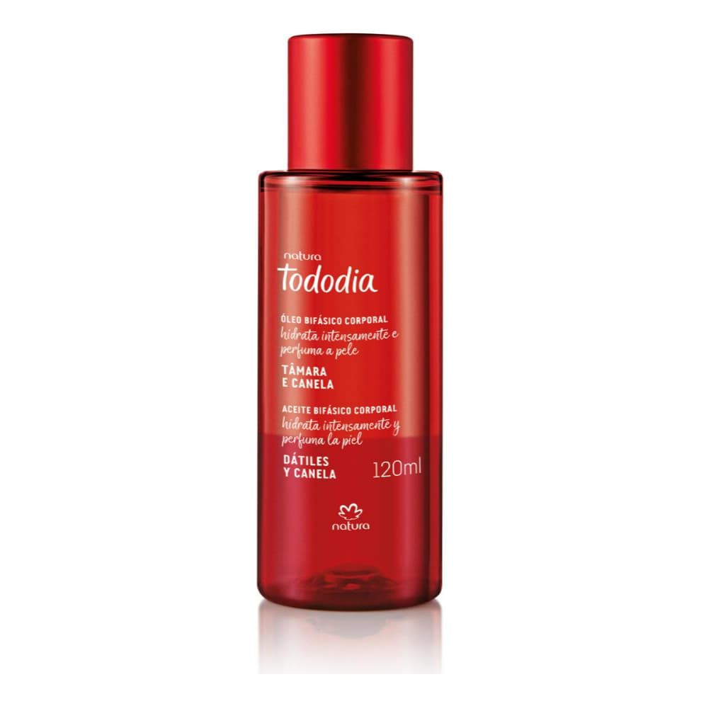 Óleo Corporal Bifásico Natura Tododia Tâmara E Canela 120ml