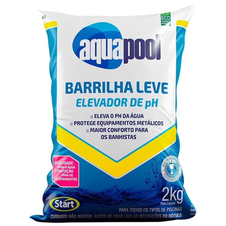 BARRILHA LEVE ELEVADOR PH GR 2KG AQUAPOOL PISCINA