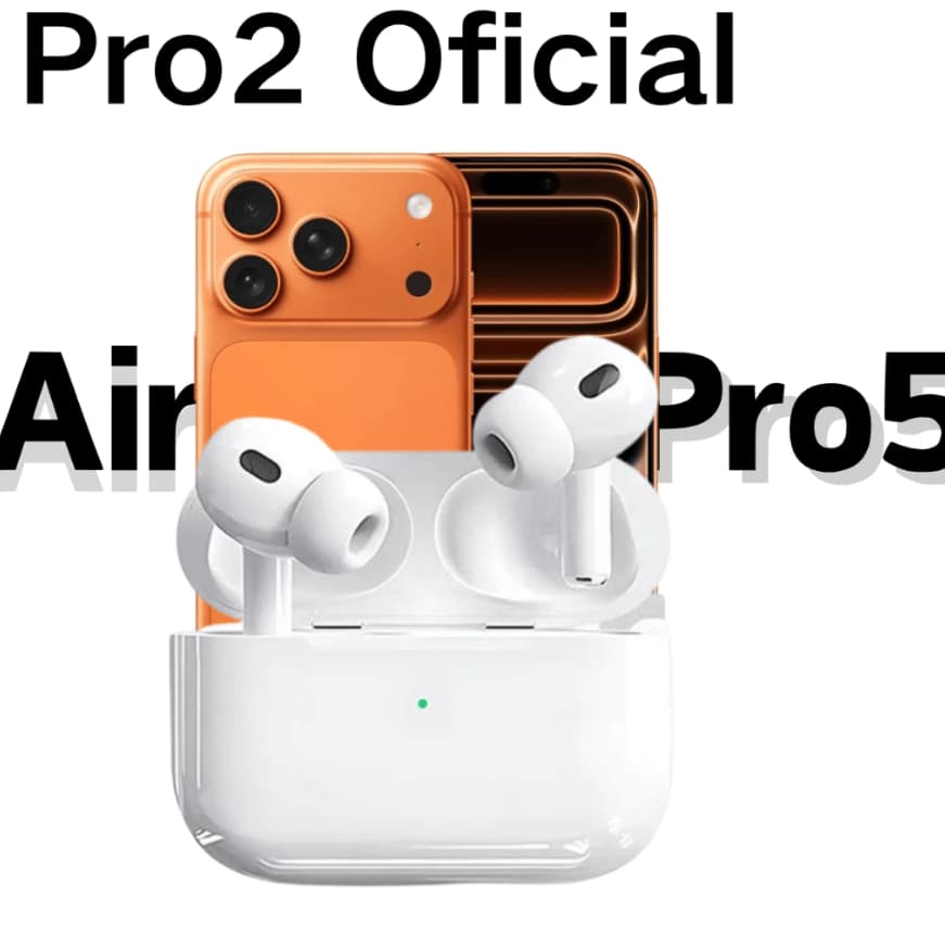 Fone Bluetooth Pro5 Premium | Imersão Total c Cancelamento Ruído Qualidade Superior p iPhone Android