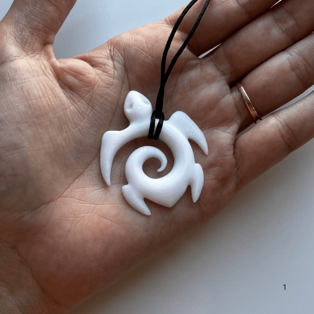 Colar Masculino Maori Tartaruga Bonito | Pingente + Cordão