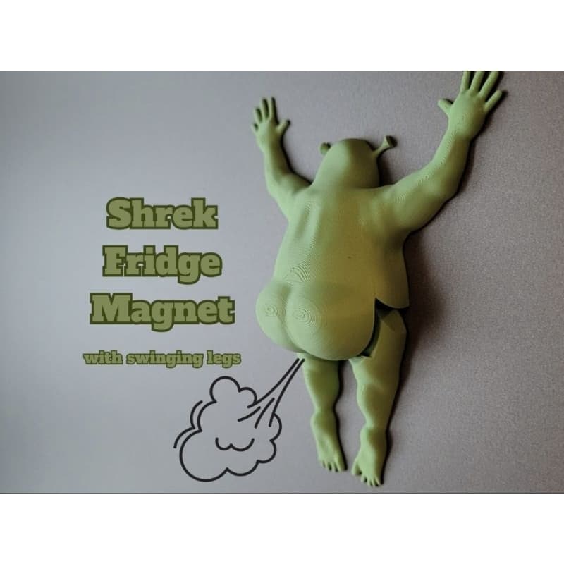 imă Decorativo Shrek para Geladeira - Gruda em Superfícies Metálicas