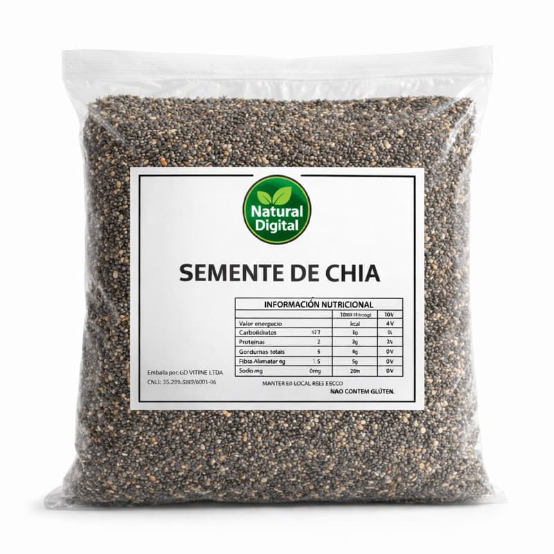 Semente de Chia 100% Premium - 1 kg / 250 gr / 500 gr / 100 gr