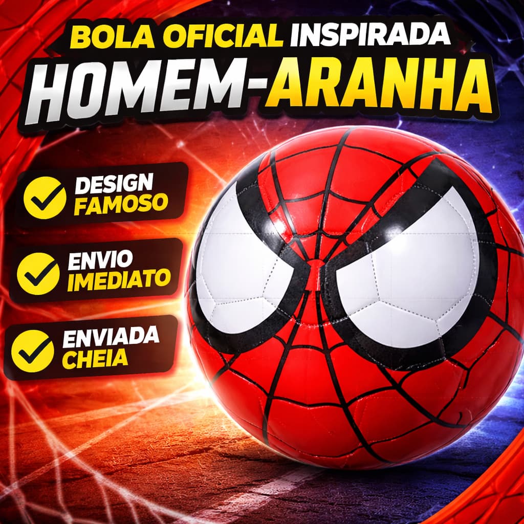 Bola De Futebol Homem Aranha Personagem Cores Praia Piscina Spider Man Infantil Rosto