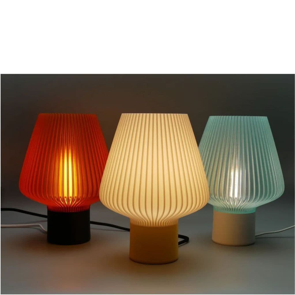 Luminária Decorativa de Mesa VallTech Abajur Moderno Luz Suave Ambiente