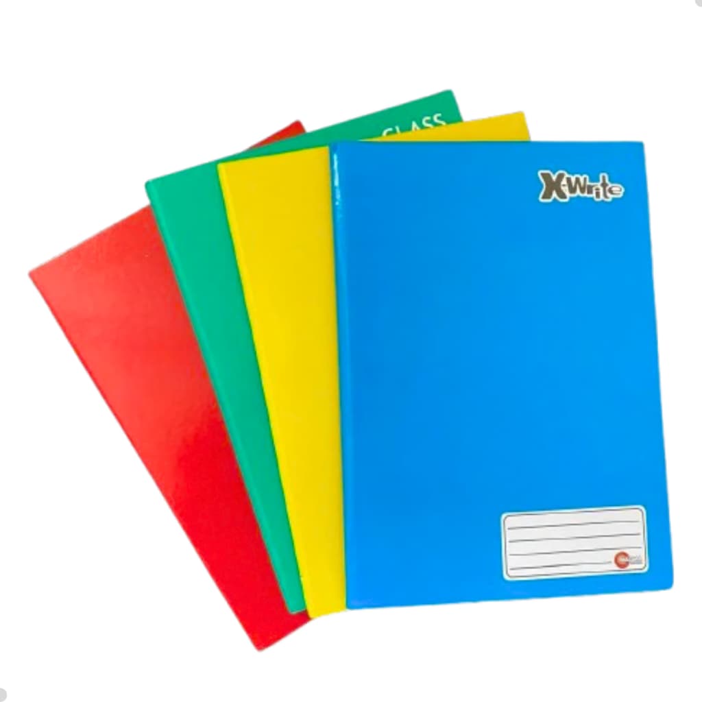 Caderno Brochura X- Write Capa Dura 48 Folhas 40mm x 200mm