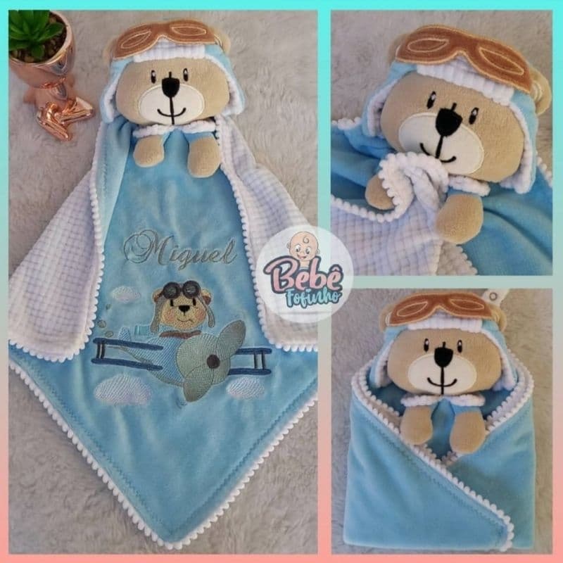 Naninha aviador, Naninha Personalizada com nome do seu bebê
