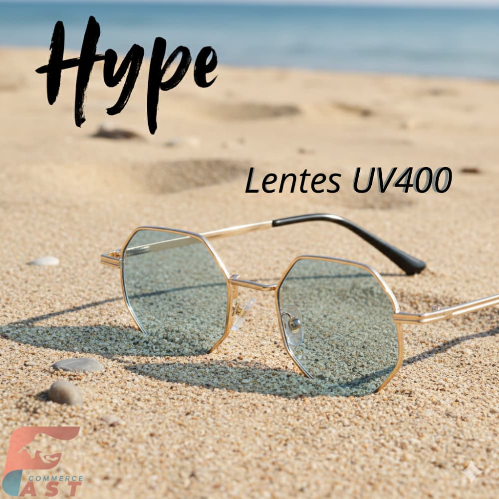 Óculos de Sol Feminino Uv400 Verão Unissex Hype Presente