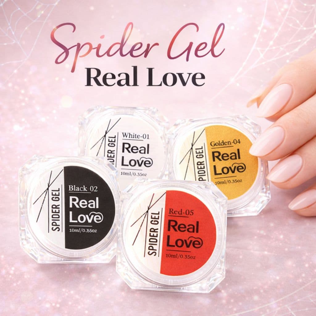 Spider Gel Decoração De Unhas 10ml - Real Love