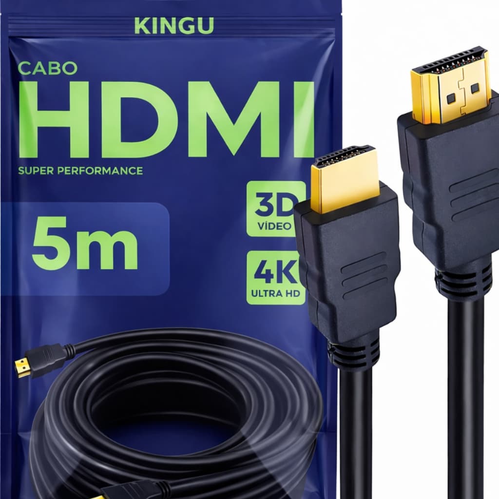 Cabo Hdmi Full HD 4k para TV 2M 3M 5M 10M