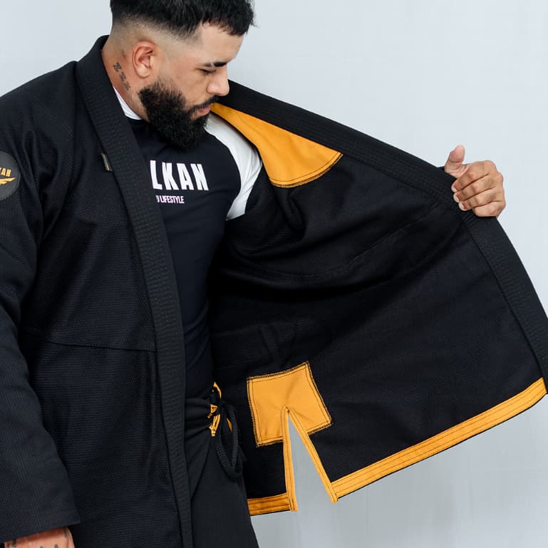 Kimono  Jiu-Jitsu Adulto Preto + Faixa de brinde