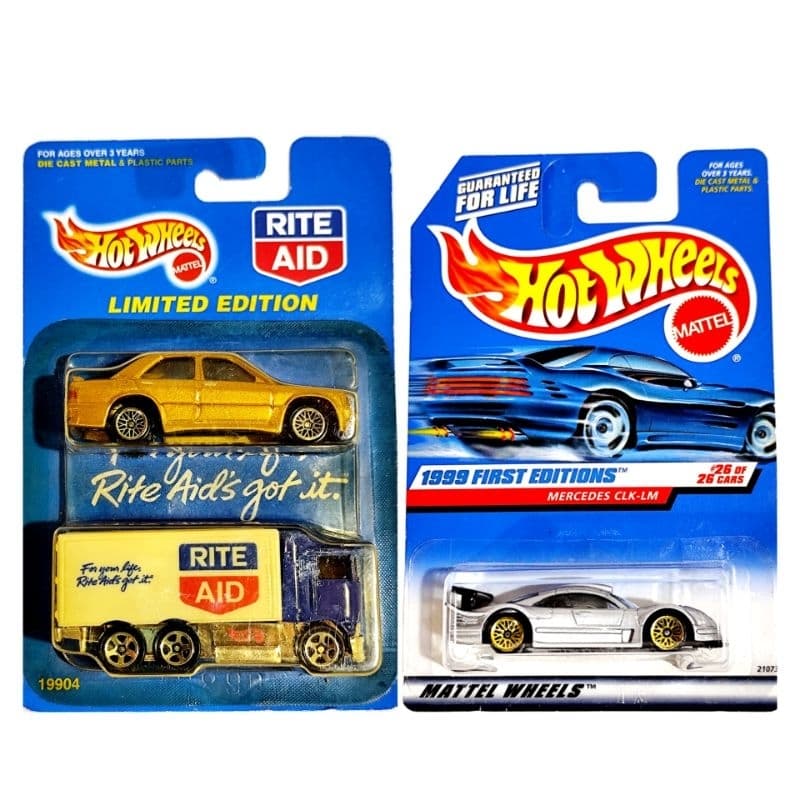 Mercedes carrinho coleção 560, 500 E, A-Class, 300 SL, F1,  AMG, SLK Hot Wheels