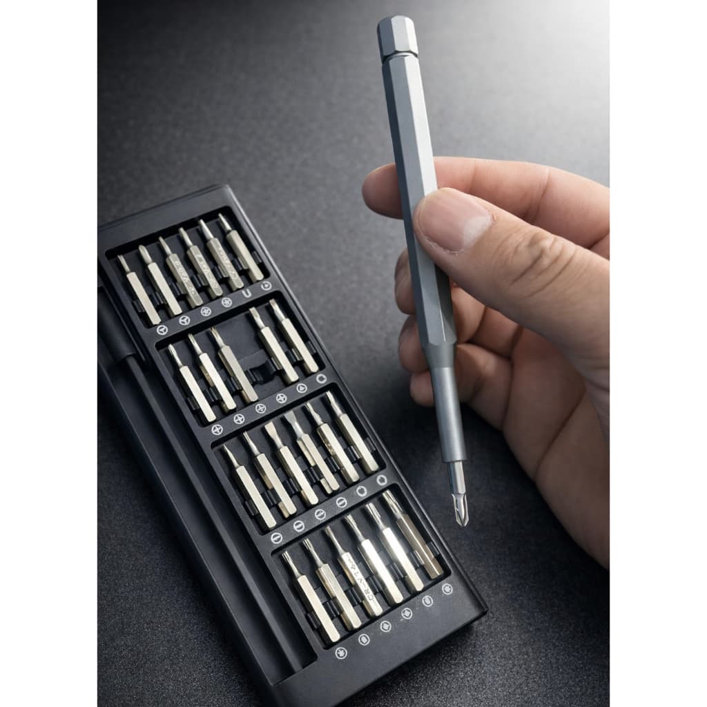 Kit profissional de pontas especiais para eletrônica - Pontas para chave de precisão - Kit de bits para eletrônicos