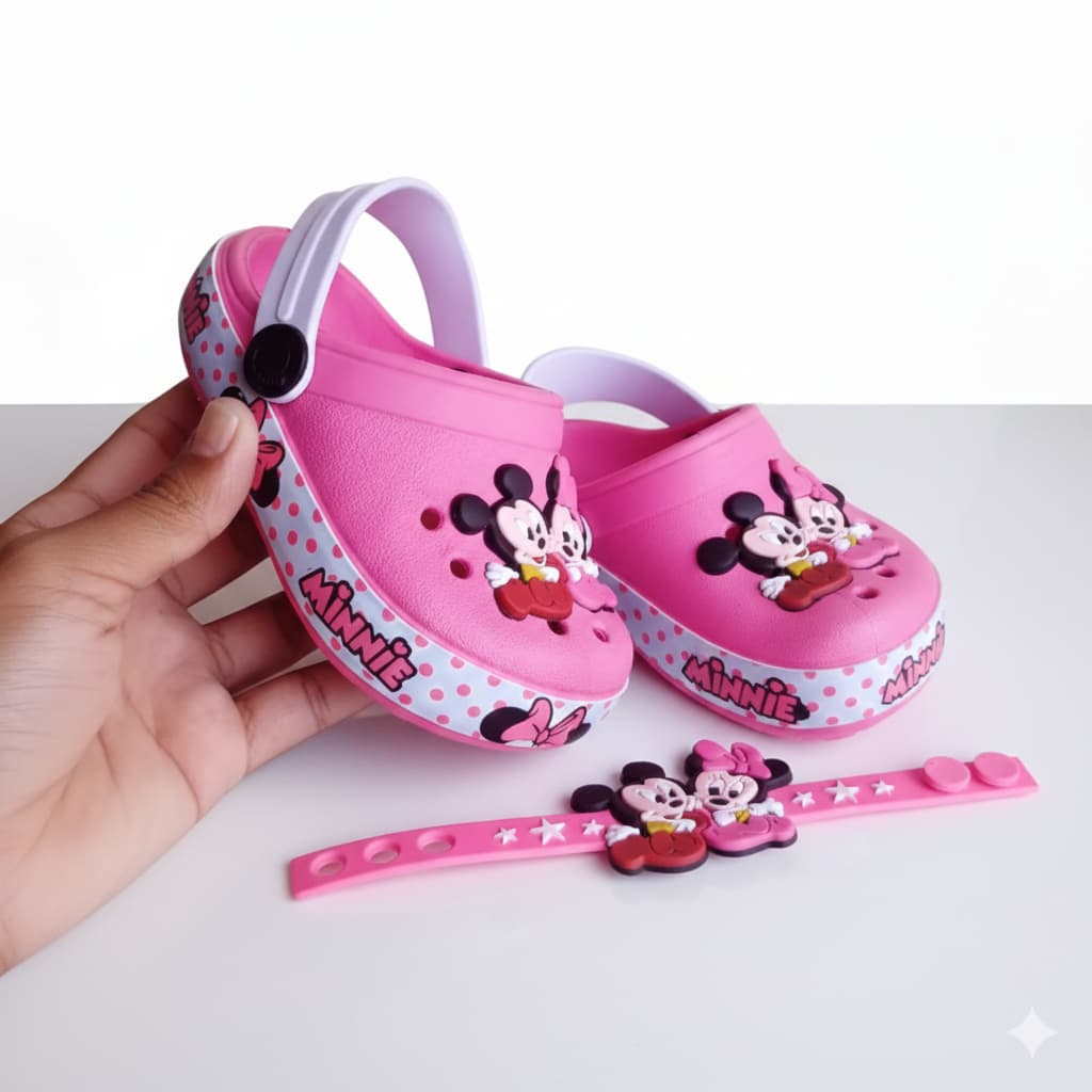 Sandalia babuche infantil Menina slide menina babuche menina chinela infantil sandalia+Pulseira